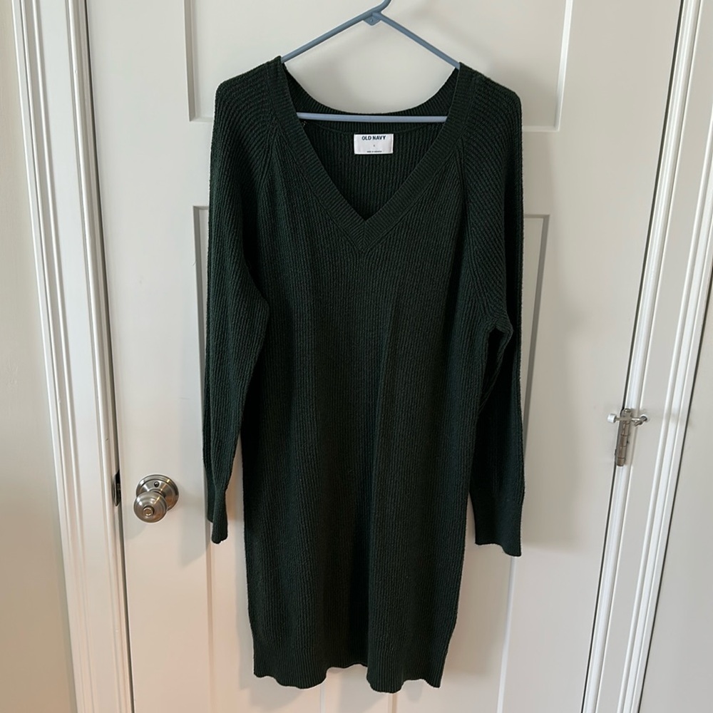 Forest green dress